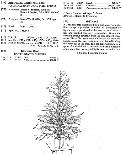 christmas tree patent 