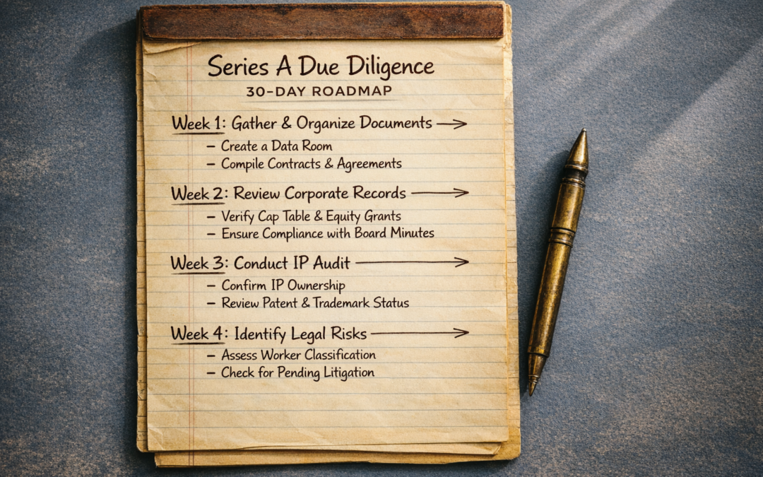 How to Prepare for Series A Legal Due Diligence: Your 30-Day Roadmap